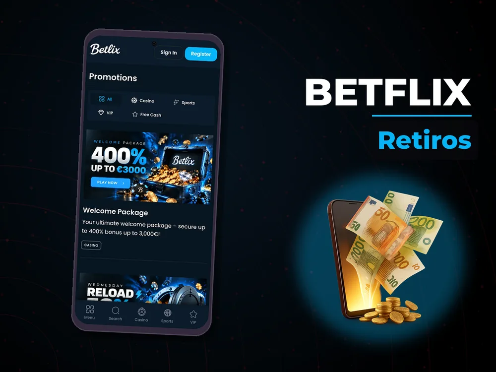 BetFlix - Retiros