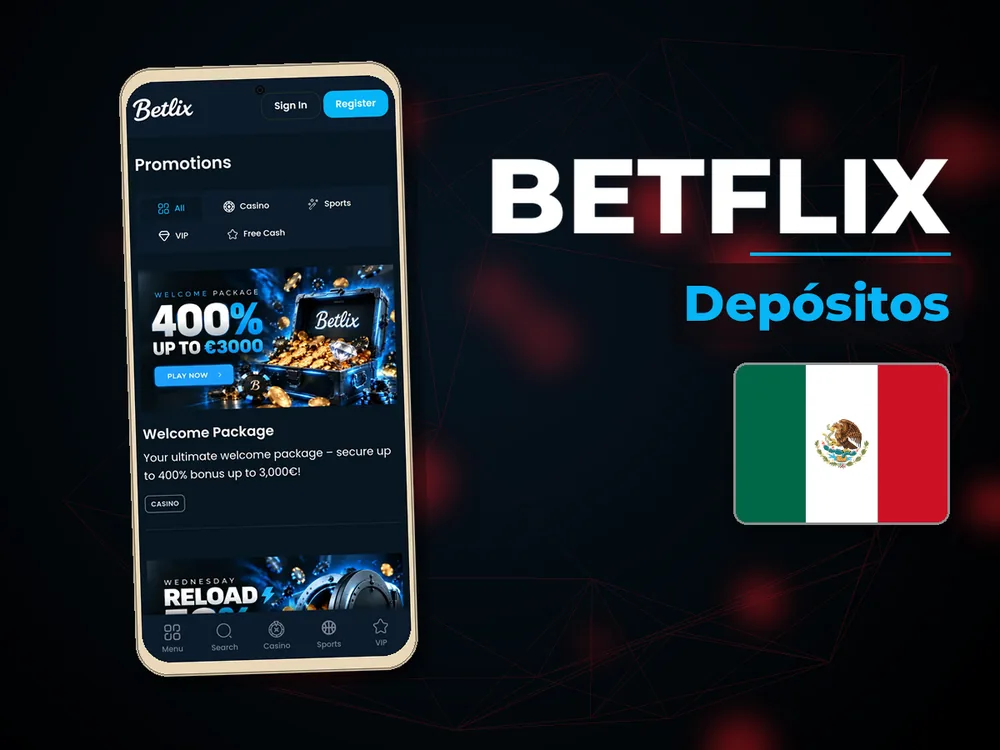 BetFlix - Depósitos