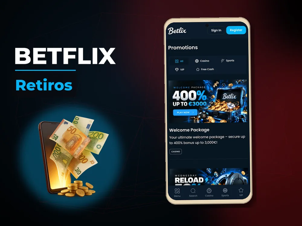 BetFlix - Retiros