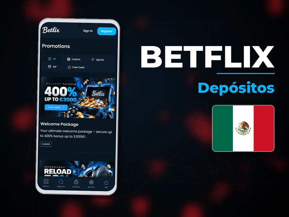 BetFlix - Depósitos