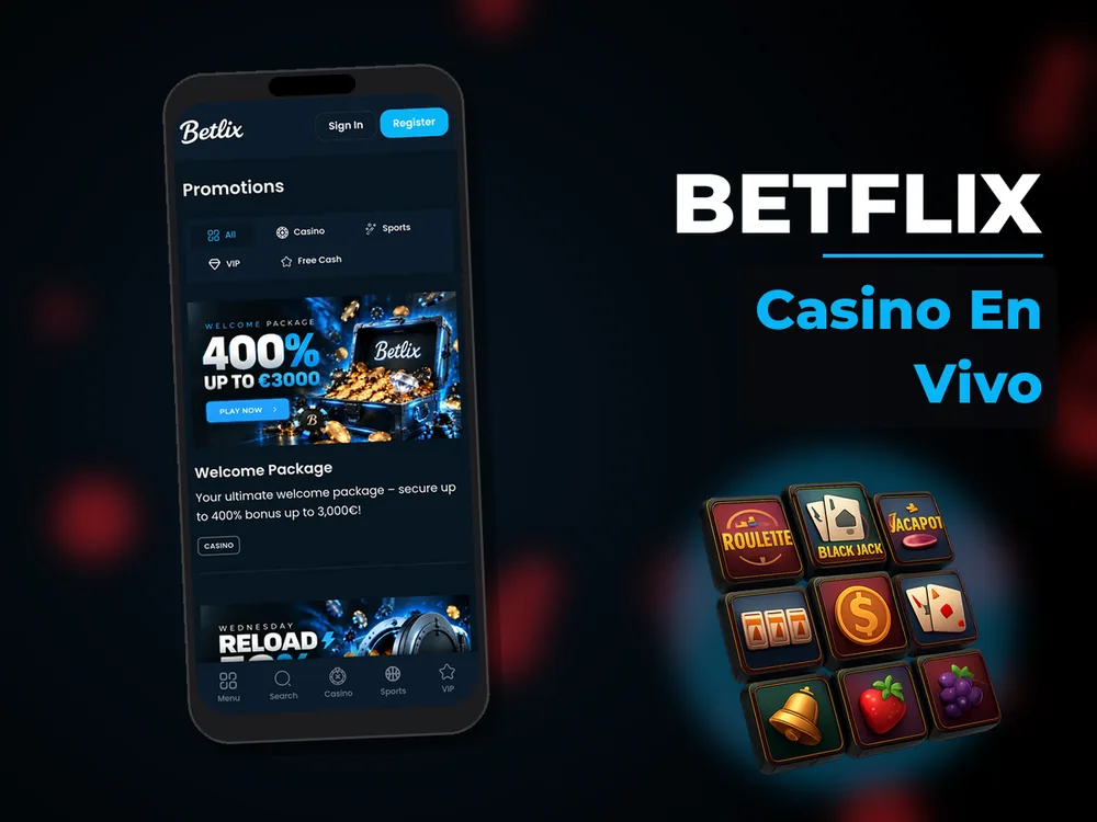 BetFlix - Casino En Vivo